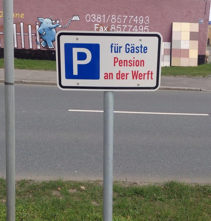 Pension An Der Werft Rostock Exteriér fotografie